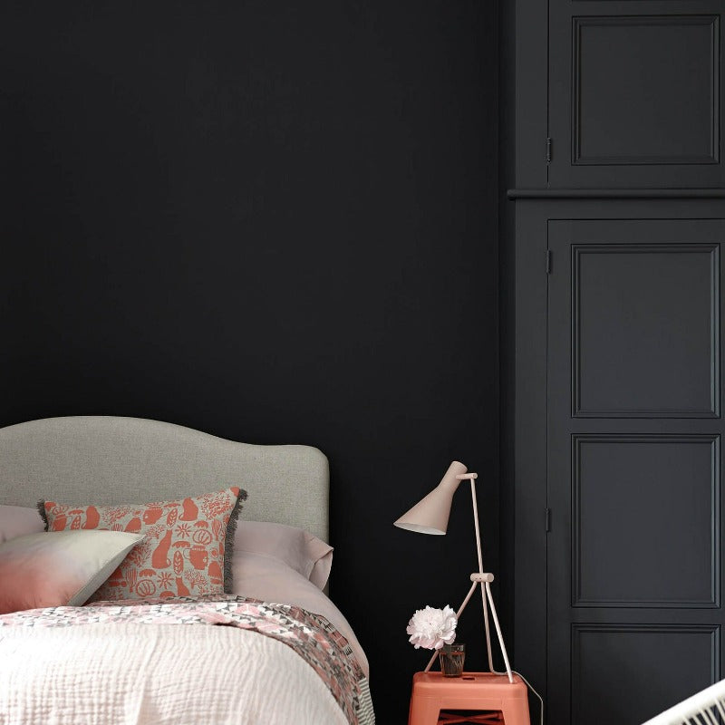 Little Greene Basalt No. 221 - look no further than this timeless blue-black paint colour to create impact in any room. Order Little Greene paint online in Ireland now. 