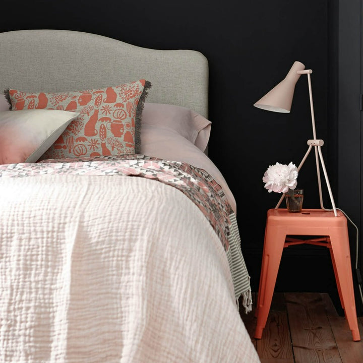 Little Greene Orange Aurora No. 21 is a bright coral red paint colour. Orange Aurora Intelligent Eggshell. Buy Little Greene paint online.