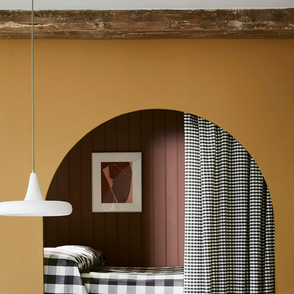 Little Greene Bassoon No. 336 has a deep-ochre undertone. Bassoon 336 is a bold and charming yellow paint colour. Order Little Greene paint online in Ireland.