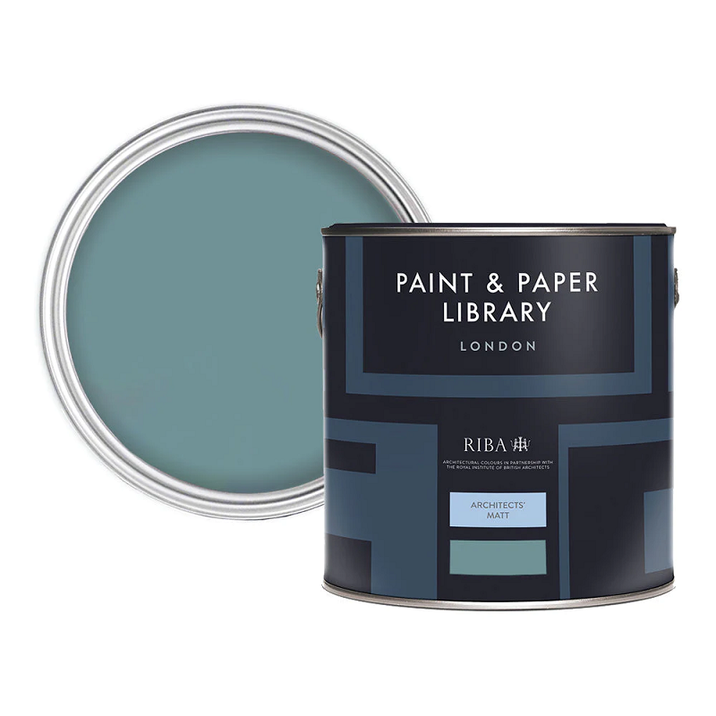 Blue Gum - Paint And Paper Library Paint Colour No. 620. 2.5 Litre Blue Gum Architects Matt from Paint & Paper Library. 