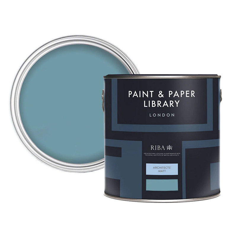 Blue's Blue - Paint And Paper Library Paint Colour No. 639. Blue bedroom paint colour. 2.5 Litre Architects Matt. 