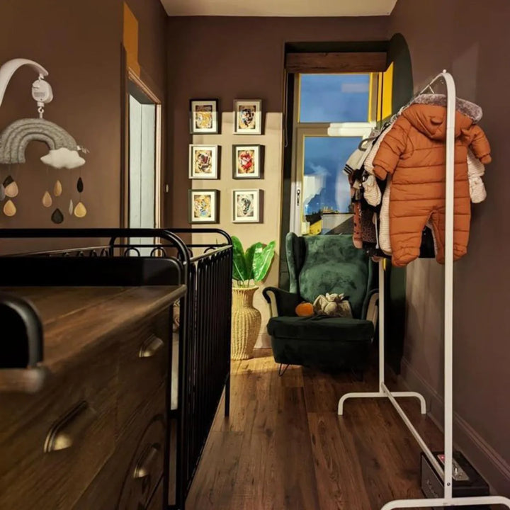 City Dusk from Colourtrend paints. Purple mauve nursery paint colour. Buy Colourtrend paint online.