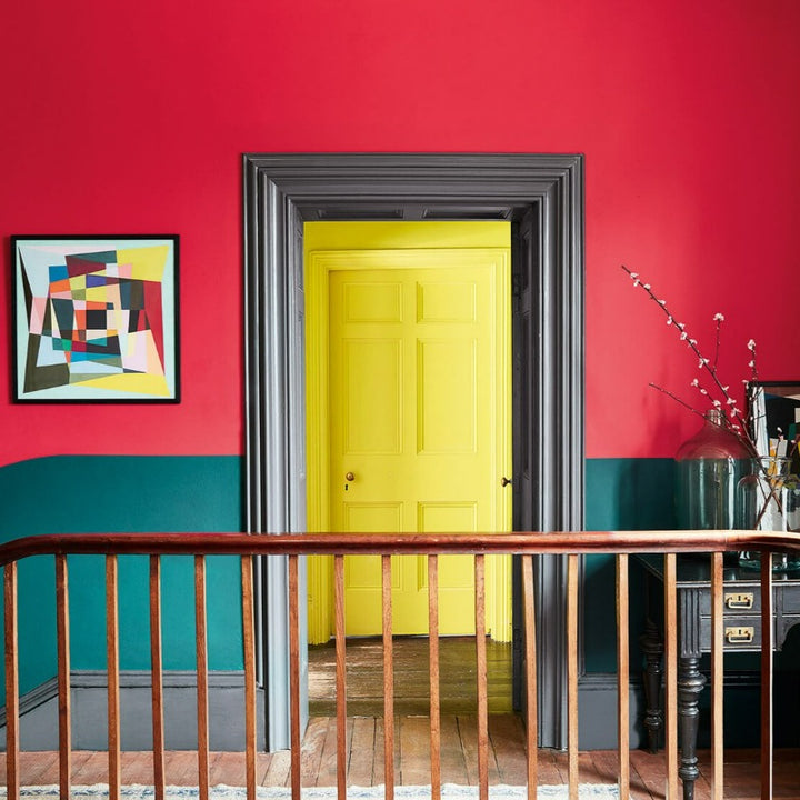 Mid Azure Green 96 Little Greene hallway paint colour from Paint Online