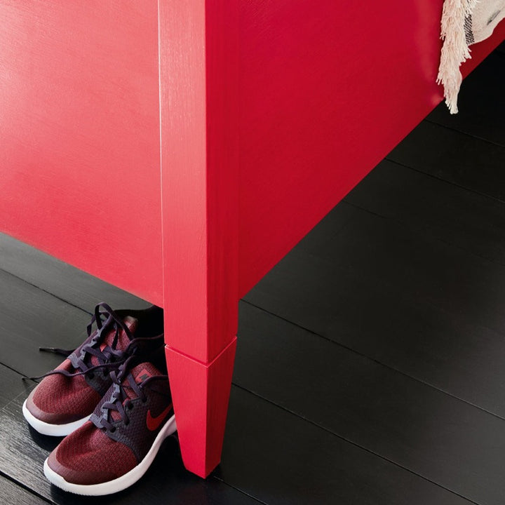 Cape Red 279 Little Greene paint colour. Red bed paint colour. Buy Little Greene paint online.