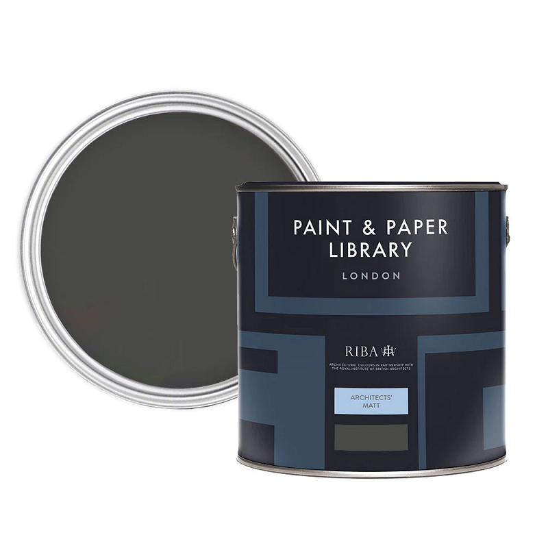 Charbone Paint And Paper Library Paint Colour No. 288. 2.5 Litre Architects Matt.