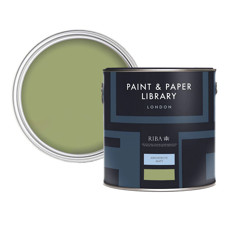 Chelsea Green II Paint And Paper Library Paint Colour No. 549. Chelsea Green 2 2.5 Litre Architects Matt. .