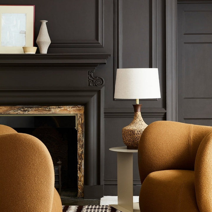 Little Greene Chocolate Colour 124 is a rich, dark brown paint colour. Dark brown living room paint colour. Buy Little Greene Chocolate Colour paint online.