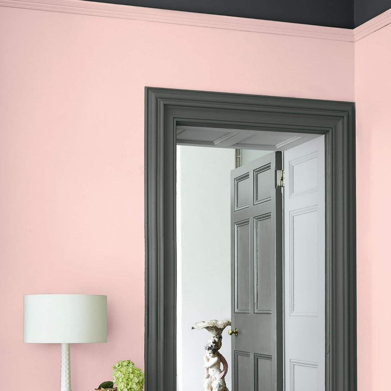 Little Greene Confetti No. 274 is a pale pink paint colour. Confetti 274 pink bedroom paint colour. Buy Little Greene paint online.