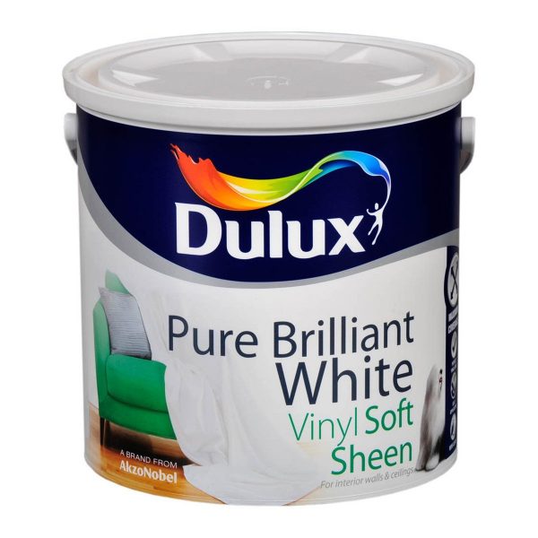 Dulux Soft Sheen Brilliant White 2.5L