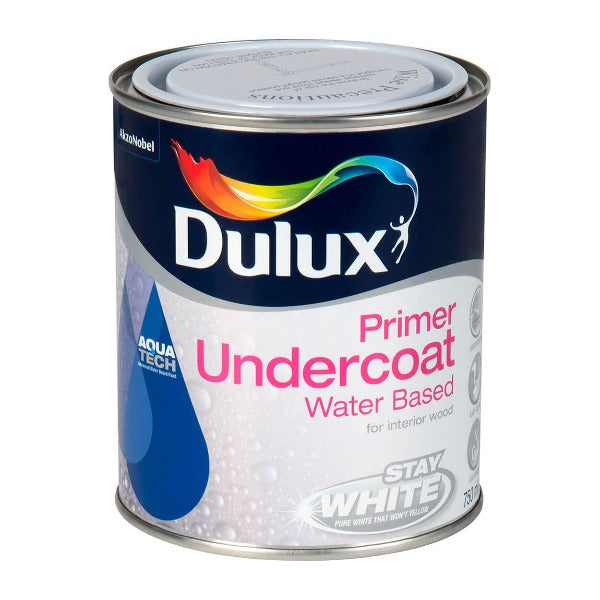 Dulux Undercoat Water Based White 750ml