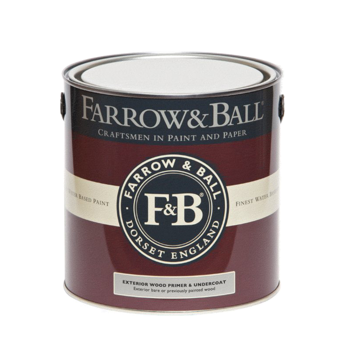 Farrow & Ball Exterior Wood Primer & Undercoat - White & Light Tones 2.5L