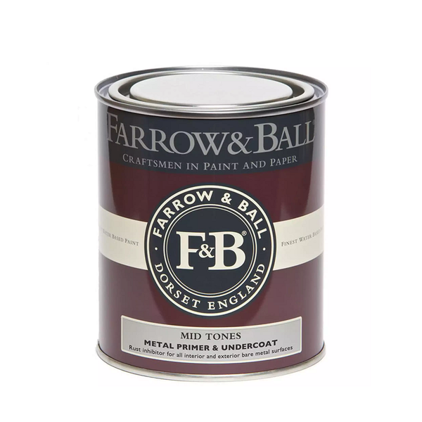 Farrow & Ball Metal Primer & Undercoat - Mid Tones 750ml