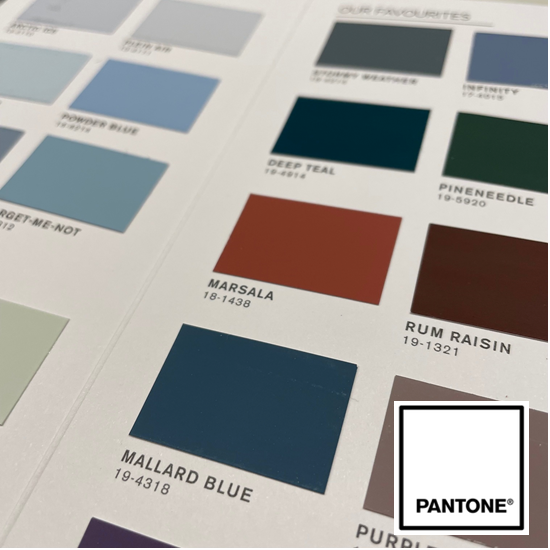 Fleetwood Pantone Colour Card - Free Colour Cards