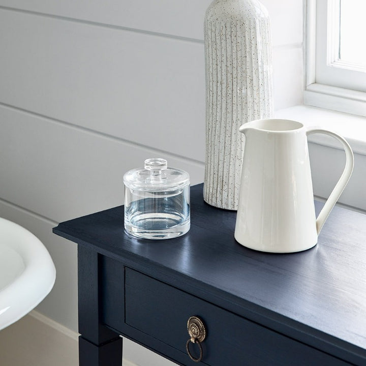 Little Greene Basalt No. 221 - look no further than this timeless blue-black paint colour to create impact in any room. Order Little Greene paint online in Ireland now. 