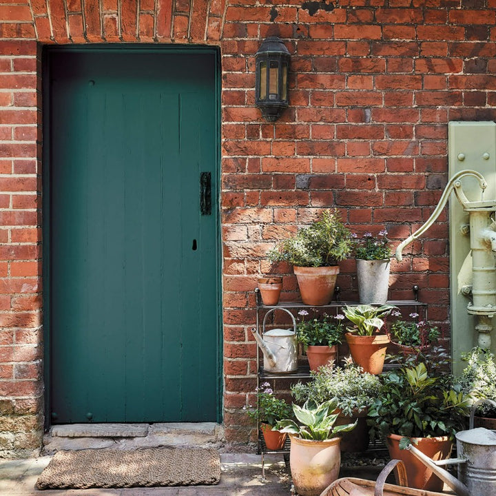 Little Greene Goblin No. 311 is a beautiful dark green paint colour. Goblin 311 front door paint colour. Order Little Greene Goblin paint online in Ireland.