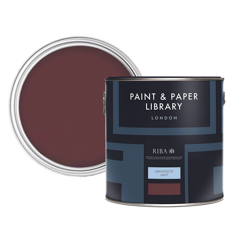 Paint & Paper Library Grenache 372 is a deep red paint colour. Grenache 2.5 Litre Architect's Matt. Buy Paint And Paper Library paint online. 