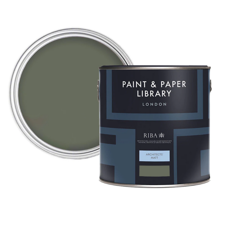 Hornblende Paint And Paper Library Paint Colour No. 186. 2.5 Litre Architects Matt. 