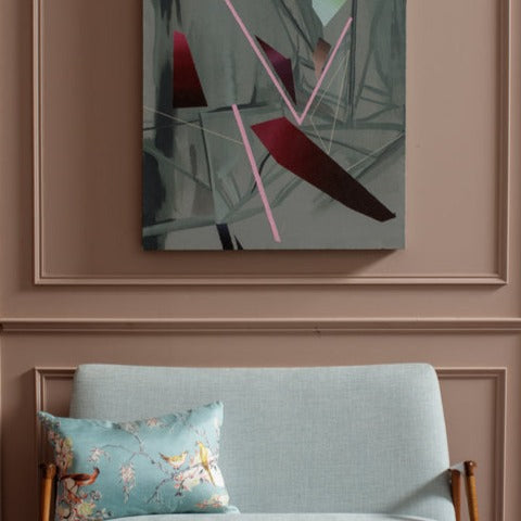 Pantone Mahogany Rose 15-1511 Fleetwood Living Room Paint Colour by Paint Online.