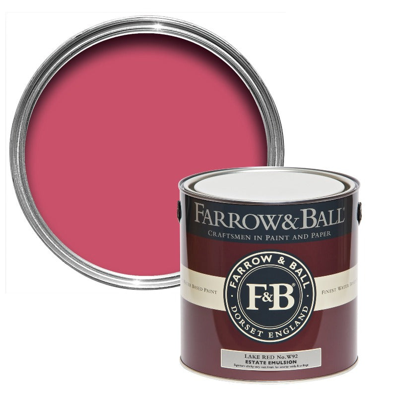 Lake Red 2.5 Litre Estate Emulsion from Farrow & Ball Paint