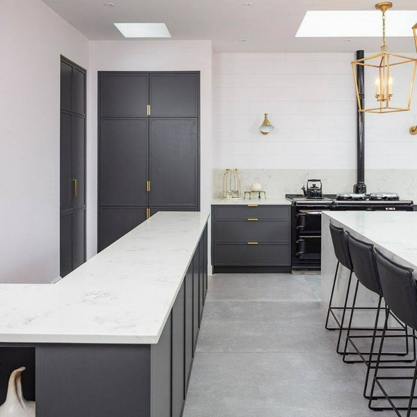 Little Greene Lamp Black No. 228 is an off black paint colour. Lamp Black kitchen cabinet colour. Order Little Greene paint online in Ireland now.