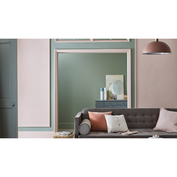 Farrow & Ball Lichen No. 19 - Farrow and Ball paint colour - Green Living Room Paint Colour - Paint Online Ireland