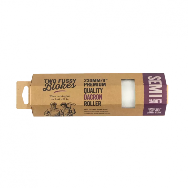 Two Fussy Blokes 9" Dacron Paint Roller Sleeve 10mm Nap