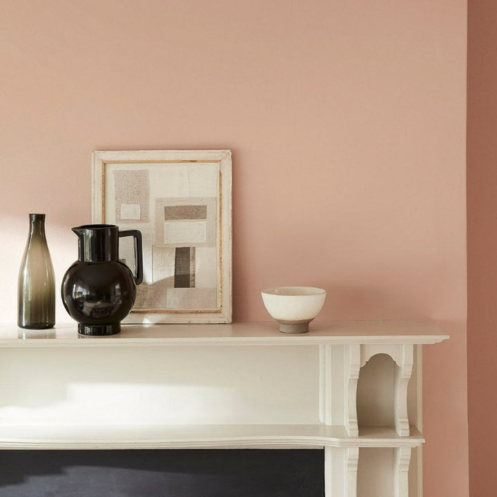 Little Greene Masquerade No. 334 is a delicate, powder-like paint colour. Create a sophisticated look with this grown up pink. Order Little Greene online in Ireland.