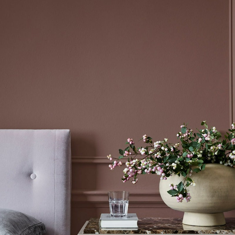 Little Greene Nether Red No. 315 bedroom colour. A beautiful red paint colour. Order Little Greene Nether Red 315 paint online in Ireland.