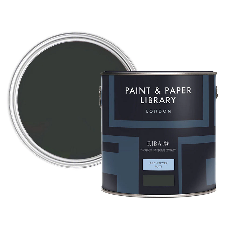 New Black Paint And Paper Library Paint Colour No. 126. 2.5 Litre Architects Matt. 