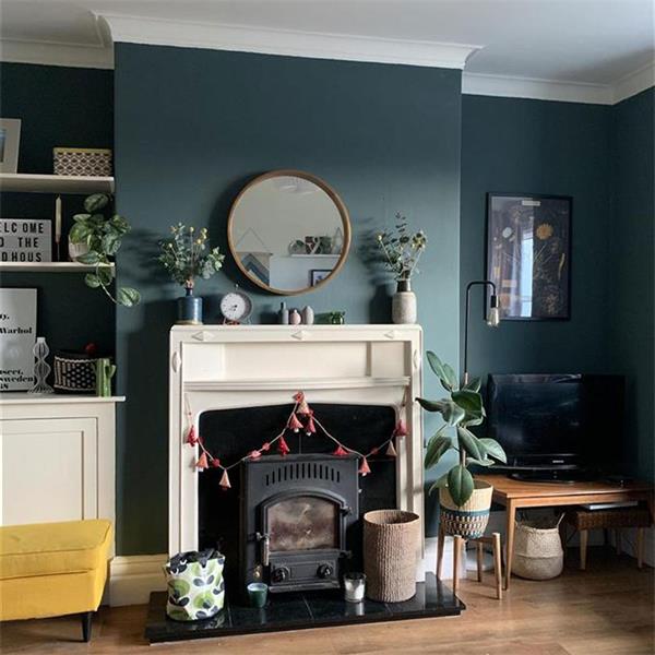 Farrow & Ball Inchyra Blue No.289 - Farrow and Ball Paint Colour - Living Room Paint Colour - Paint Online Ireland
