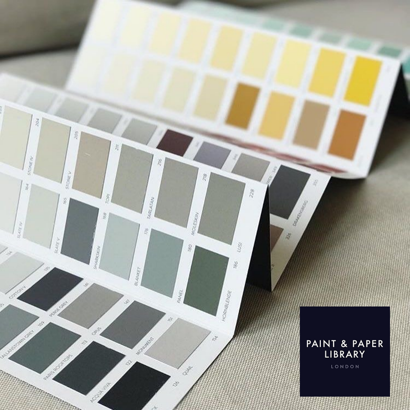 Order a Paint & Paper Library Colour Chart online. Free colour card for paint and paper library.
