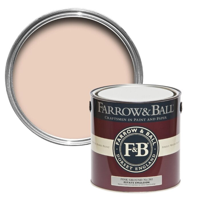Farrow & Ball Pink Ground No. 202 - 2.5L Estate Emulsion - Paint Online Ireland