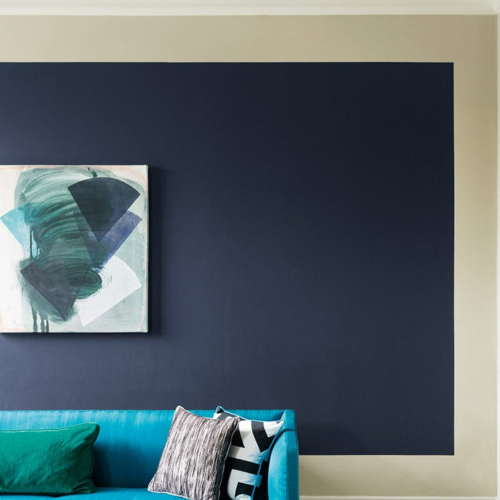 Plimsoll - Paint And Paper Library Paint Colour No. 655. Navy living room paint colour. 