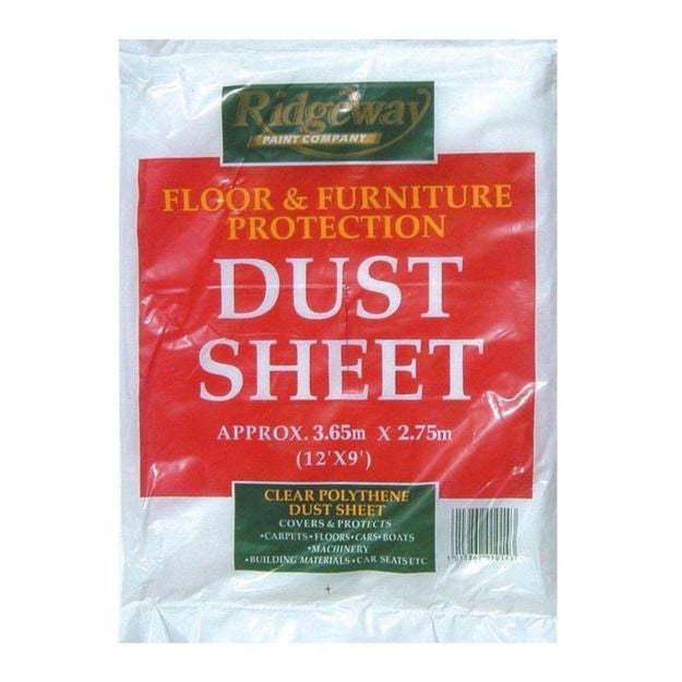 Ridgeway Dust Sheet 12 Ft x 9 Ft