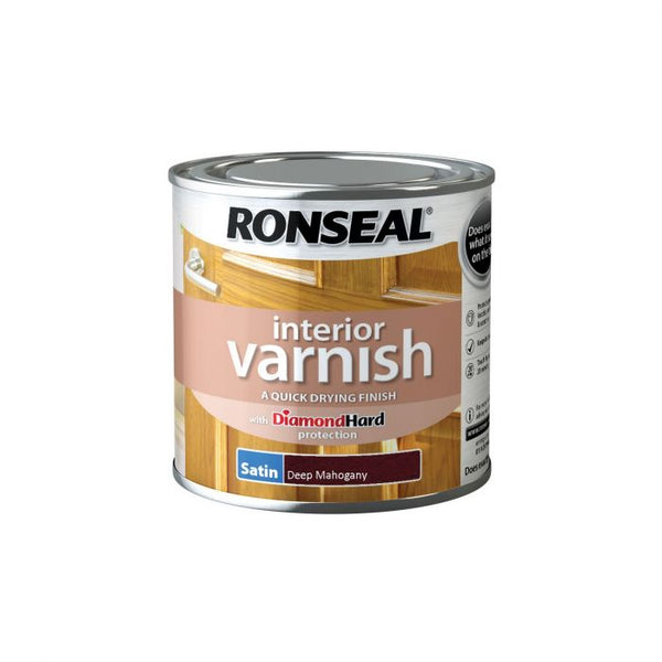 Ronseal Interior Varnish Deep Mahogany