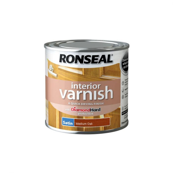 Ronseal Interior Varnish Medium Oak