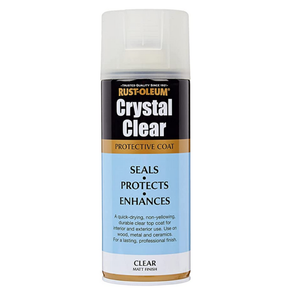 Rust-Oleum Matt Lacquer Clear Spray Paint. Clear protective coat spray paint. 