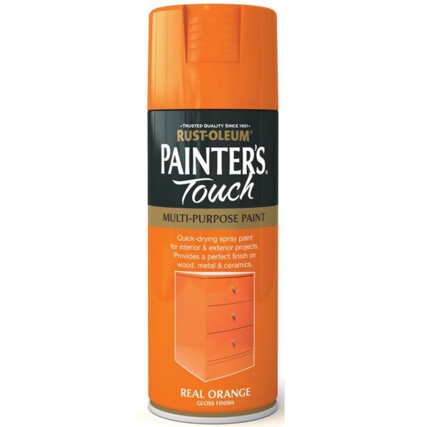Rust-Oleum Painter’s Touch Real Orange Gloss Spray Paint