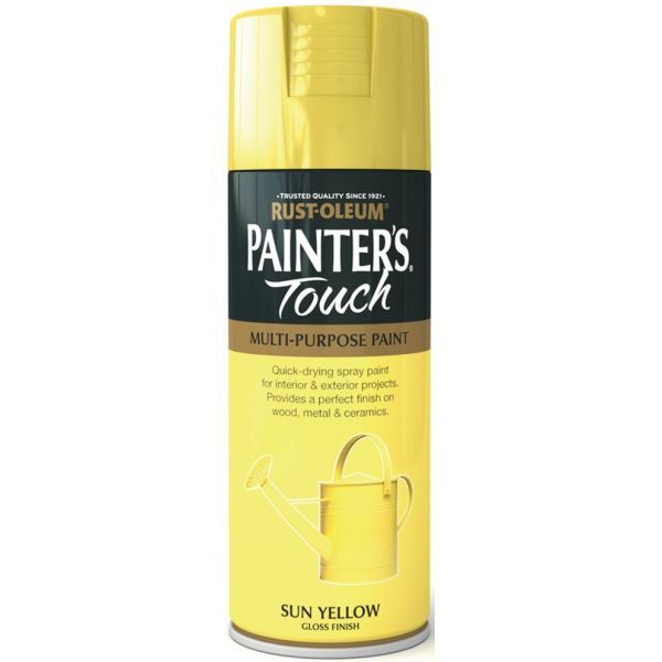 Rust-Oleum Painter’s Touch Sun Yellow Gloss Spray Paint