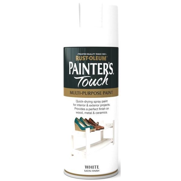 Rust-Oleum Painter’s Touch White Satin Spray Paint