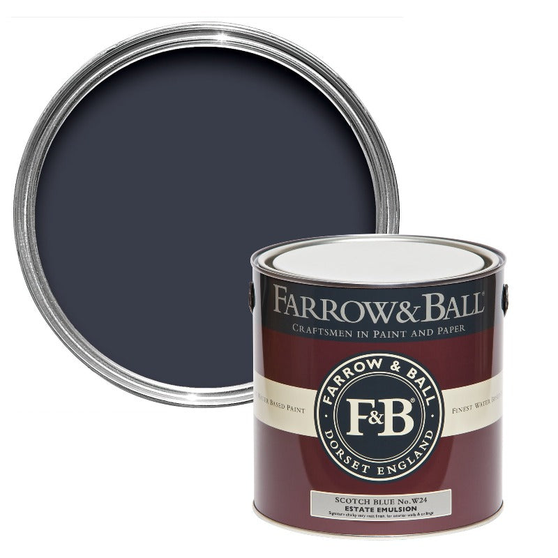 Scotch Blue Farrow & Ball Paint Colour 2.5 Litre Estate Emulsion from Paint Online