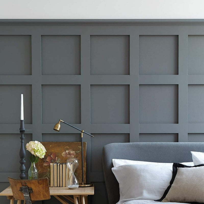 Little Greene Scree No. 227 is a really versatile deep shade from Little Greene’s blue based family of greys. Order Little Greene paint online in Ireland.