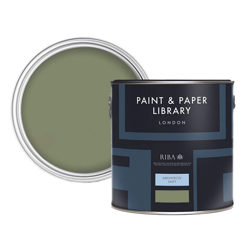 Sencha - Paint And Paper Library Paint Colour No. 569. 2.5 Litre Architects Matt.