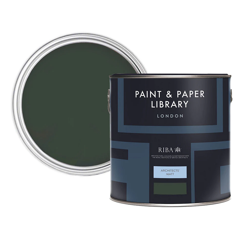 Stable Green Paint And Paper Library Paint Colour No. 554. 2.5 Litre Architects Matt. 