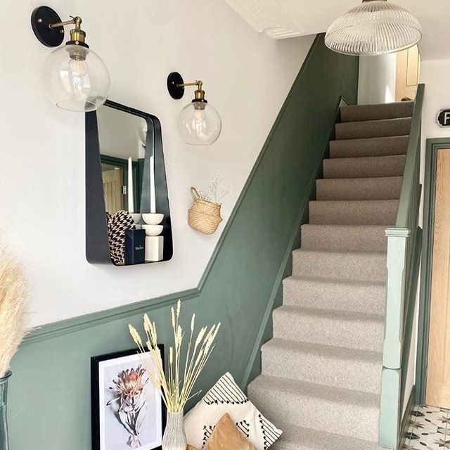 Strong White No. 2001 Farrow & Ball Paint Colour - Hallway Stairs Paint Colour - Paint Online Ireland