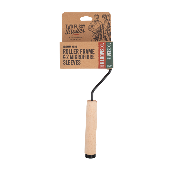 Two Fussy Blokes Mini Paint Roller with 2 Sleeves