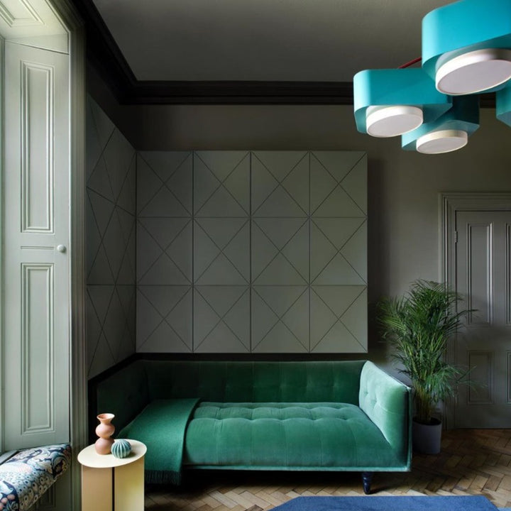 Bofin Fern Fleetwood Paints Vogue Collection. Green paint colour from Paint Online. 