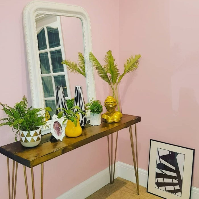 Nancys Blushes No. 278 Farrow & Ball - Farrow and Ball Paint Colour - Pink Hallway - Paint Online