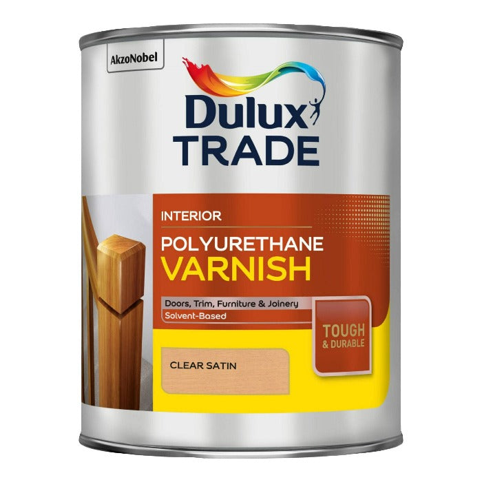 Dulux Interior Polyurethane Clear Satin Varnish