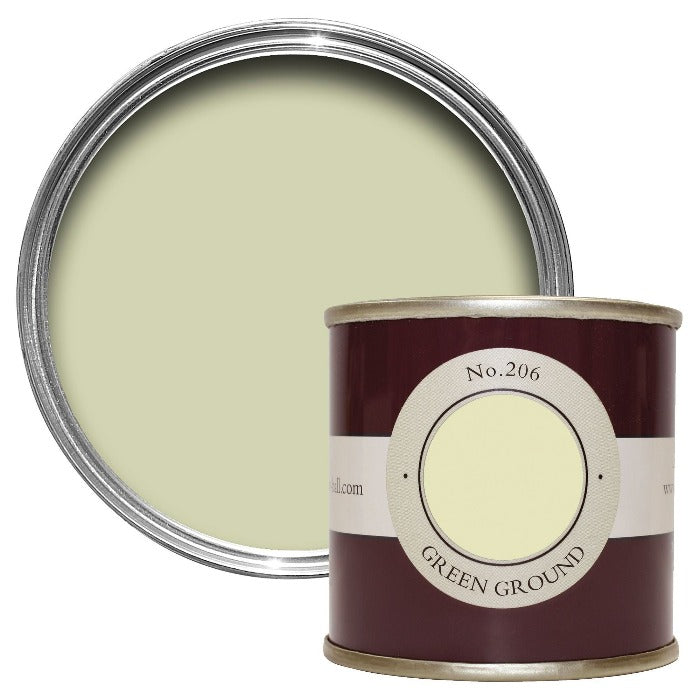 Green Ground No. 206 - Farrow & Ball Paint Colour - Sample Pot - Paint Online Ireland